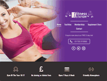 Tablet Screenshot of fitnessstation.co.uk